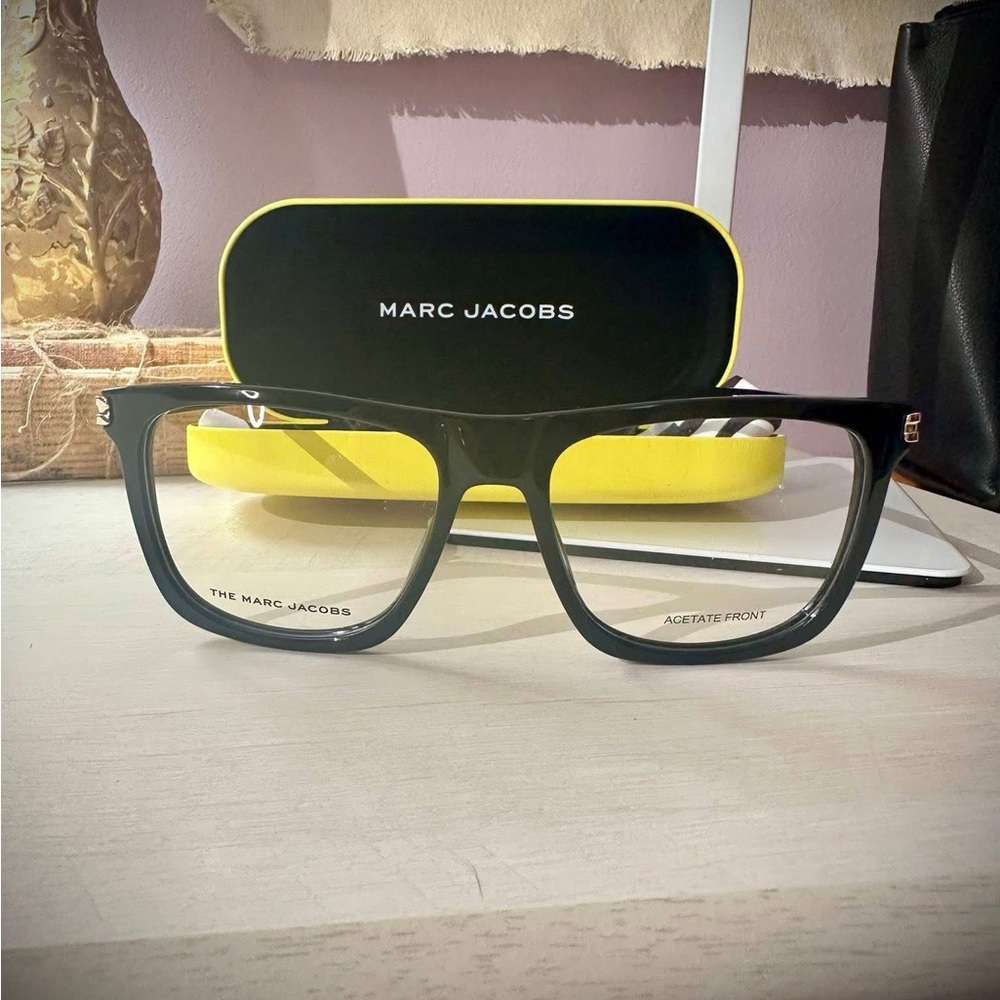 Marc Jacobs Black and Yellow Eyeglasses